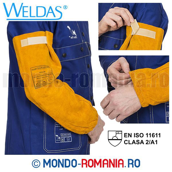 Cotiere sudura Kevlar WELDAS Golden Brown - Echipament sudor